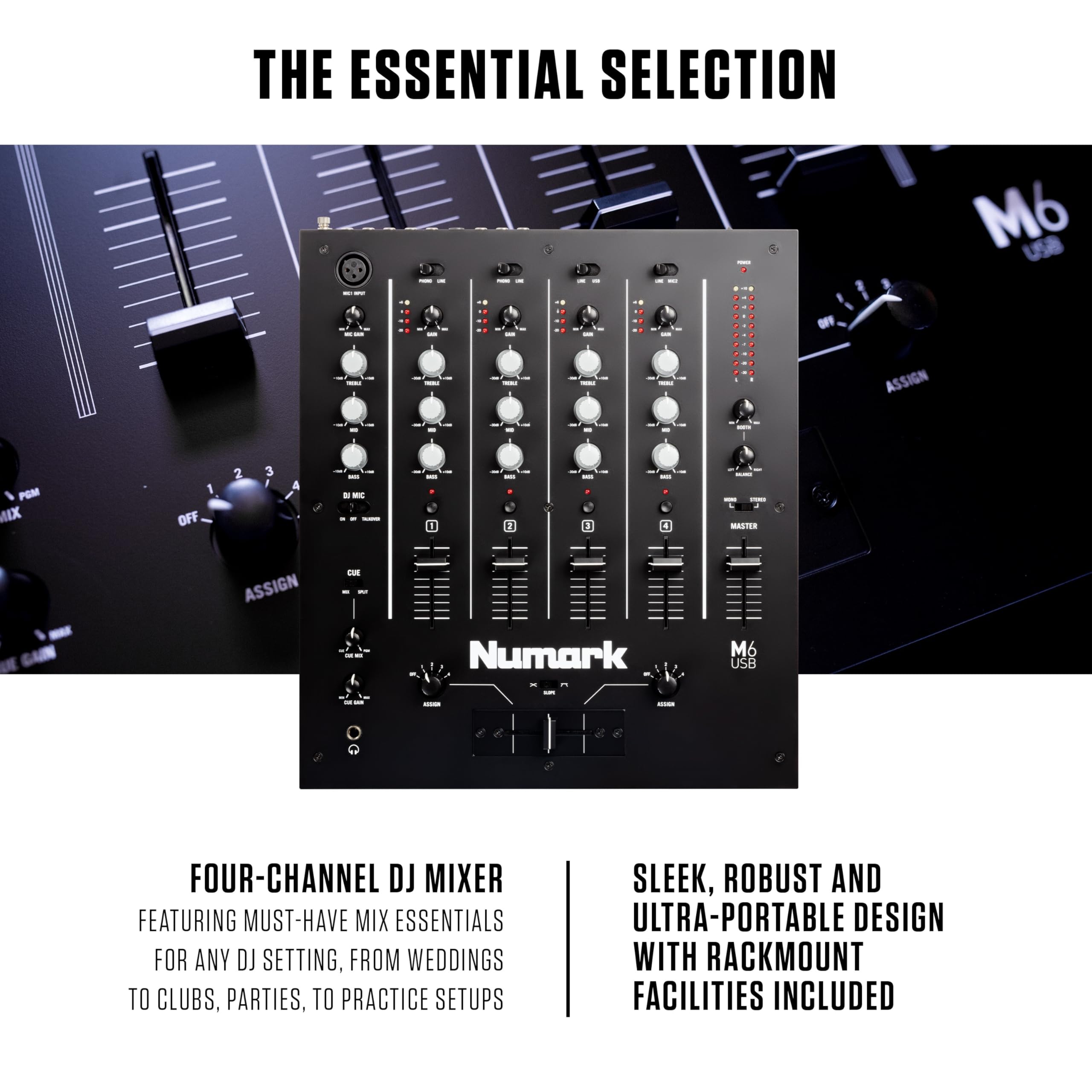 Amazon | M6 USB | DJミキサー | 楽器・音響機器